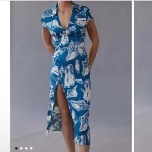 Urban Outfitters Seashell Midi Dress